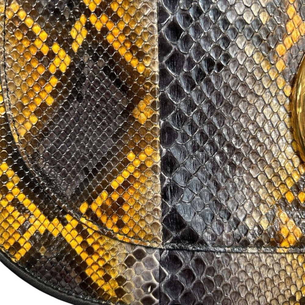 Gucci Python 1973 Medium Top Handle Satchel - Aut… - image 7